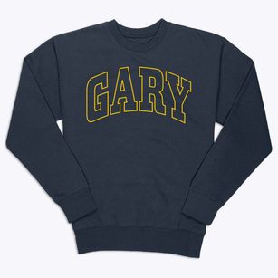 Gary South Dakota Trendy Block Premium Crewneck Sweatshirt