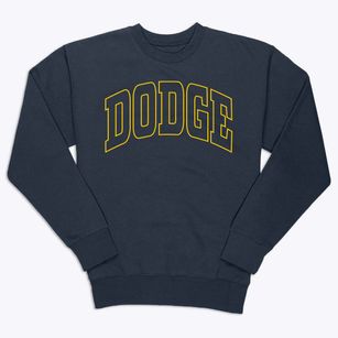 Dodge North Dakota Trendy Block Premium Crewneck Sweatshirt