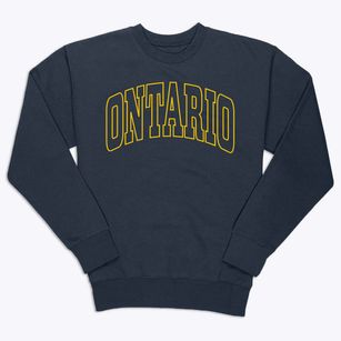 Ontario Oregon Trendy Block Premium Crewneck Sweatshirt
