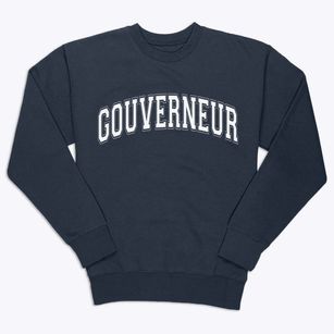 Gouverneur New York Varsity Premium Crewneck Sweatshirt