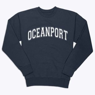 Oceanport New Jersey Varsity Premium Crewneck Sweatshirt