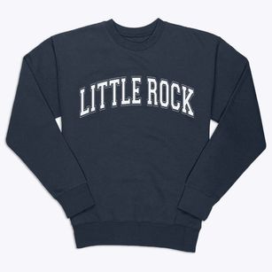 Little Rock Arkansas Varsity Premium Crewneck Sweatshirt