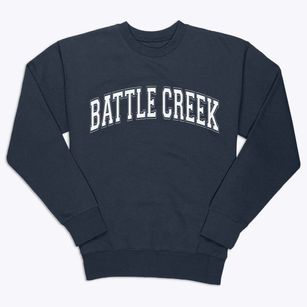 Battle Creek Michigan Varsity Premium Crewneck Sweatshirt
