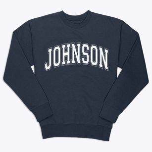 Johnson Arkansas Varsity Premium Crewneck Sweatshirt