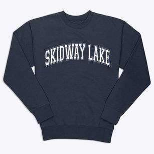 Skidway Lake Michigan Varsity Premium Crewneck Sweatshirt