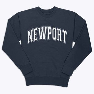 Newport Maine Varsity Premium Crewneck Sweatshirt