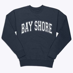 Bay Shore New York Varsity Premium Crewneck Sweatshirt
