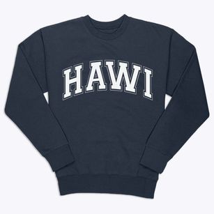 Hawi Hawaii Varsity Premium Crewneck Sweatshirt