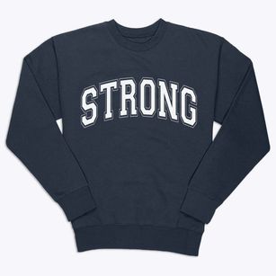 Strong Maine Varsity Premium Crewneck Sweatshirt
