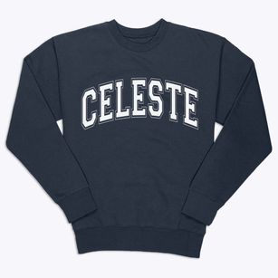 Celeste Texas Varsity Premium Crewneck Sweatshirt