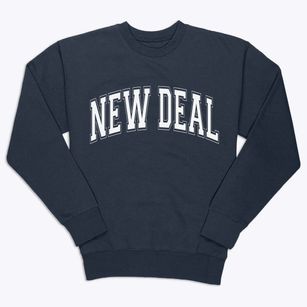 New Deal Texas Varsity Premium Crewneck Sweatshirt