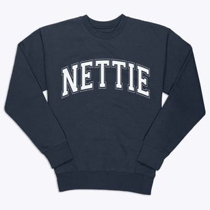 Nettie West Virginia Varsity Premium Crewneck Sweatshirt