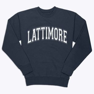 Lattimore North Carolina Varsity Premium Crewneck Sweatshirt