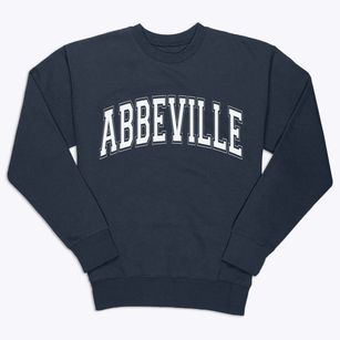 Abbeville Mississippi Varsity Premium Crewneck Sweatshirt