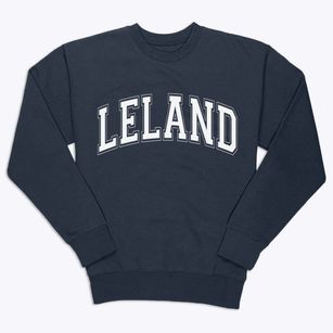 Leland Iowa Varsity Premium Crewneck Sweatshirt