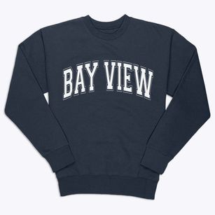 Bay View Michigan Varsity Premium Crewneck Sweatshirt