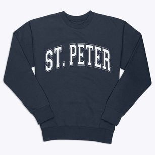 St. Peter Minnesota Varsity Premium Crewneck Sweatshirt