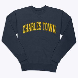 Charles Town West Virginia Varsity Premium Crewneck Sweatshirt