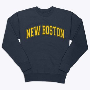 New Boston New Hampshire Varsity Premium Crewneck Sweatshirt