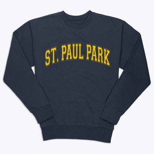 St. Paul Park Minnesota Varsity Premium Crewneck Sweatshirt