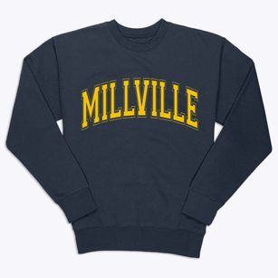 Millville Massachusetts Varsity Premium Crewneck Sweatshirt