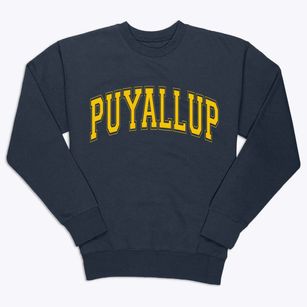 Puyallup Washington Varsity Premium Crewneck Sweatshirt