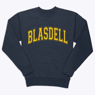 Blasdell New York Varsity Premium Crewneck Sweatshirt