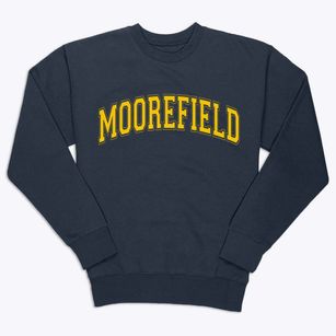 Moorefield West Virginia Varsity Premium Crewneck Sweatshirt