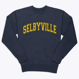 Selbyville Delaware Varsity Premium Crewneck Sweatshirt