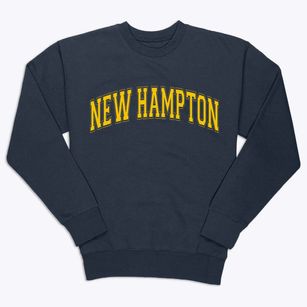 New Hampton New Hampshire Varsity Premium Crewneck Sweatshirt