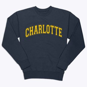 Charlotte Texas Varsity Premium Crewneck Sweatshirt