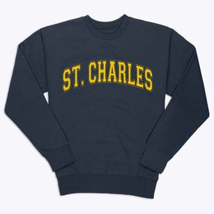 St. Charles Illinois Varsity Premium Crewneck Sweatshirt