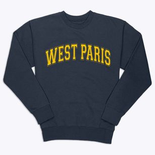 West Paris Maine Varsity Premium Crewneck Sweatshirt