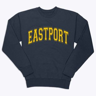 Eastport Maine Varsity Premium Crewneck Sweatshirt