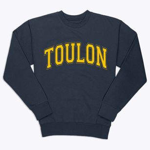 Toulon Illinois Varsity Premium Crewneck Sweatshirt