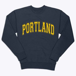 Portland Oregon Varsity Premium Crewneck Sweatshirt