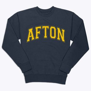 Afton Iowa Varsity Premium Crewneck Sweatshirt