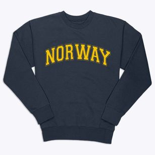 Norway New York Varsity Premium Crewneck Sweatshirt