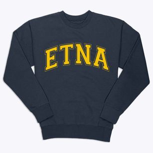 Etna California Varsity Premium Crewneck Sweatshirt