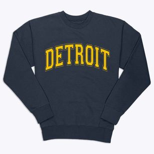 Detroit Texas Varsity Premium Crewneck Sweatshirt