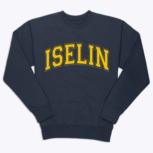 Iselin New Jersey Varsity Premium Crewneck Sweatshirt