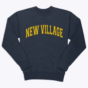 New Village New Jersey Varsity Premium Crewneck Sweatshirt