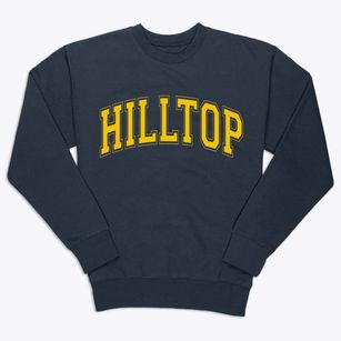 Hilltop Georgia Varsity Premium Crewneck Sweatshirt