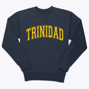Trinidad California Varsity Premium Crewneck Sweatshirt