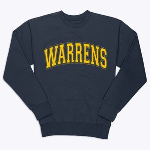 Warrens Wisconsin Varsity Premium Crewneck Sweatshirt