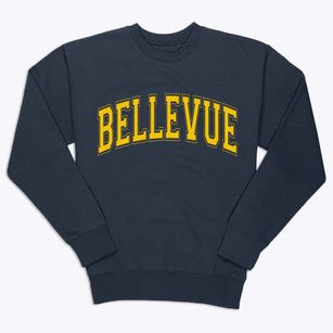 Bellevue Texas Varsity Premium Crewneck Sweatshirt