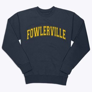 Fowlerville New York Varsity Premium Crewneck Sweatshirt