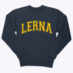 Lerna Illinois Varsity Premium Crewneck Sweatshirt
