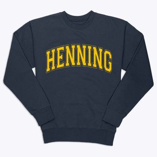 Henning Illinois Varsity Premium Crewneck Sweatshirt
