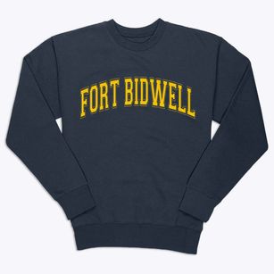 Fort Bidwell California Varsity Premium Crewneck Sweatshirt